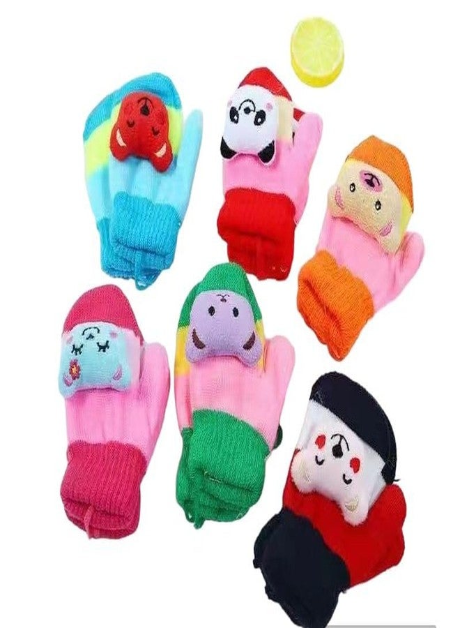 Cuckoos New Born Baby Boys & Baby Girls Winter Woolen Hand Gloves For Babies | Baby Winter Warm Hand Gloves 0-12 Months (Multi1) - Image 3