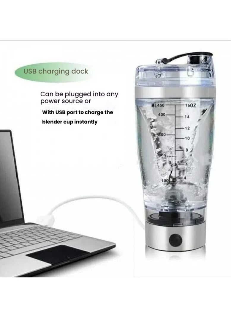 General - Automatic blender cup USB rechargeable fitness cup protein powder cup meal replacement cup large capacity portable water cup - Image 1