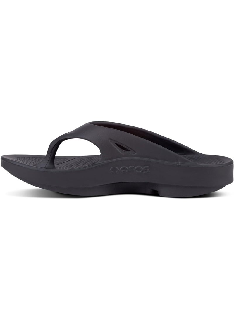 OOFOS OOriginal Recovery Sandal, Black - Womenâ€™s Size 14, Menâ€™s Size 12 - Image 2