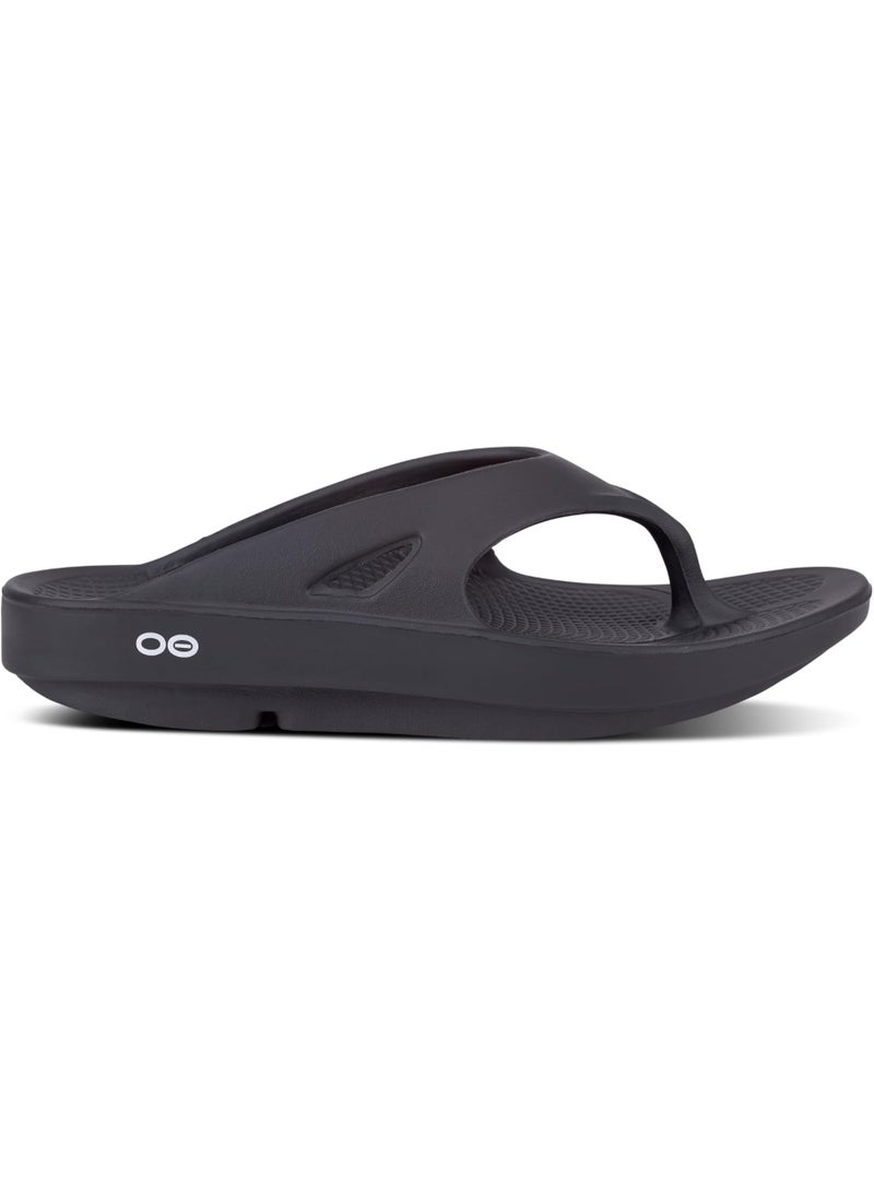 OOFOS OOriginal Recovery Sandal, Black - Womenâ€™s Size 14, Menâ€™s Size 12 - Image 1