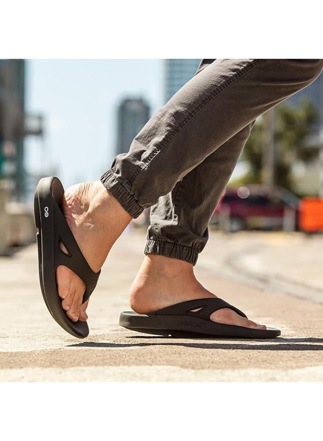 OOFOS OOriginal Recovery Sandal, Black - Womenâ€™s Size 14, Menâ€™s Size 12 - Image 4
