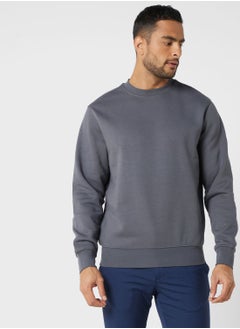 Mango Man Essential Crew Neck Sweatshirt  - Image 1