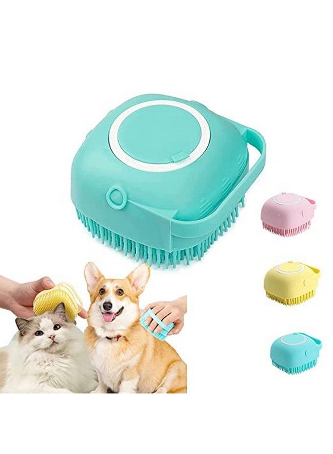 HUDACRUSH Dog Bath Brush Body Scrubber Shampoo Dispenser Tick Remover For Shower Bathing And Shedding Soft Silicone Bristles Brushes Groomers For Pet Puppy Dogs Cat Rabbit Horse (Multicolor 1 Pcs) - Image 5