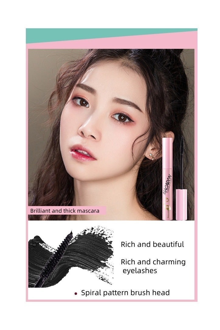 Flamingo Mascara with small brush head waterproof thick slender curling 7.5ML - Image 3
