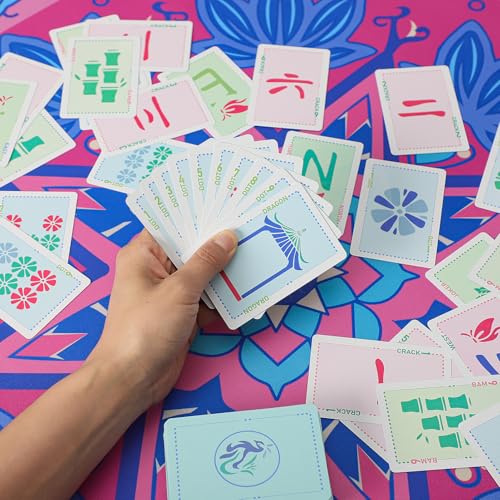 Jongyance 160Piece American Mahjong Playing Cards Set Includes Manual Storage Box Dice Chips Wind Indicator Portable TravelFriendly - Image 5