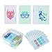 Jongyance 160Piece American Mahjong Playing Cards Set Includes Manual Storage Box Dice Chips Wind Indicator Portable TravelFriendly - Image 2