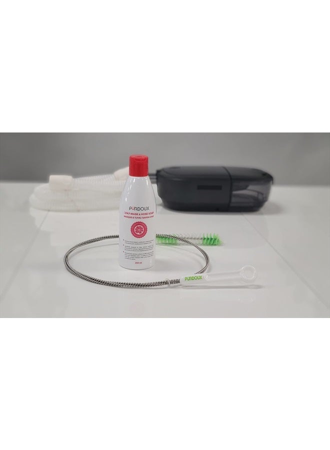 Purdoux CPAP Cleaning Soap for Hose and Mask (3 Bottle 250mL/8.04 oz pack) (Grapefruit-Lemon Scent) - Image 3