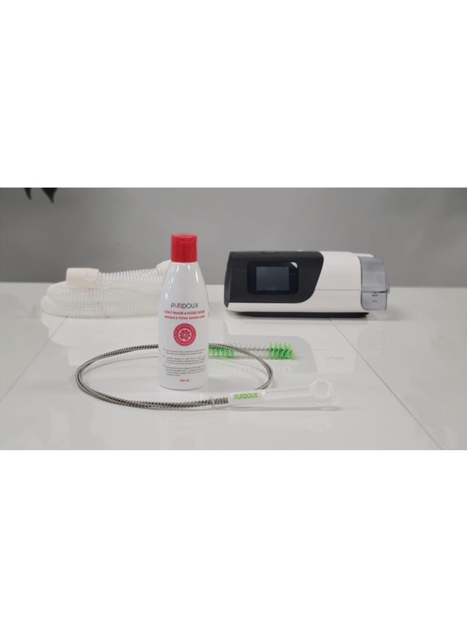 Purdoux CPAP Cleaning Soap for Hose and Mask (3 Bottle 250mL/8.04 oz pack) (Grapefruit-Lemon Scent) - Image 2