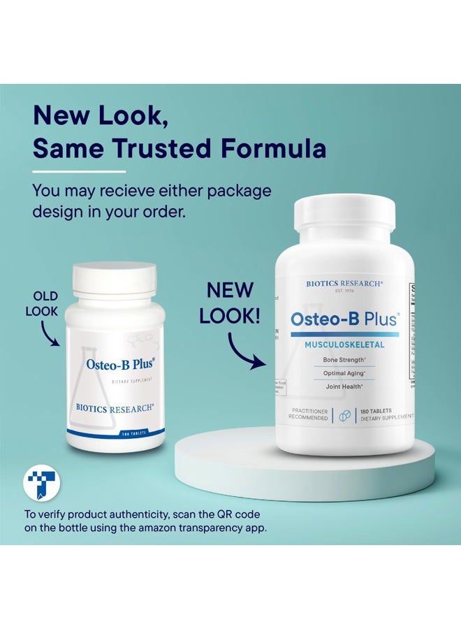 Biotics Research Osteo B Plus Optimal Bone Health Support, Ca Mg K, Healthy Aging, Purified Chondroitin Sulfates 180 Tabs - Image 4