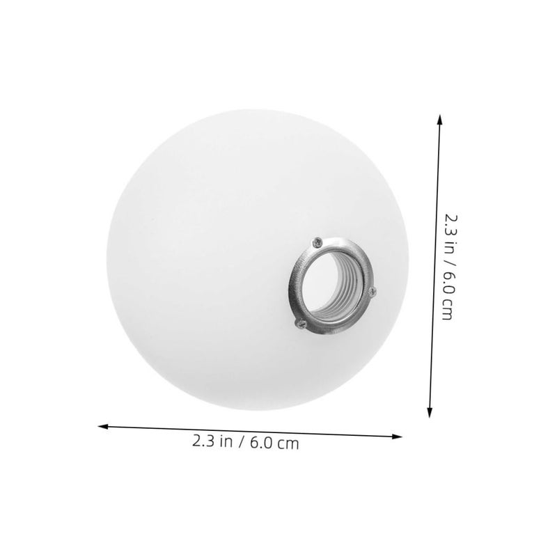 2pcs Acrylic Globe Lampshade Replacement Cover Round Ball for Ceiling and Porch Light Fixtures - Image 3