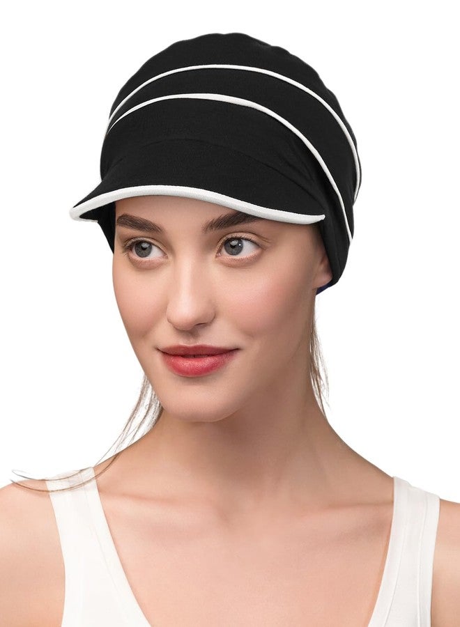 Yuest Women's Newsboy Cap for Chemo Patients Soft Chemo Hats - Image 3