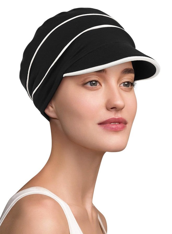 Yuest Women's Newsboy Cap for Chemo Patients Soft Chemo Hats - Image 2