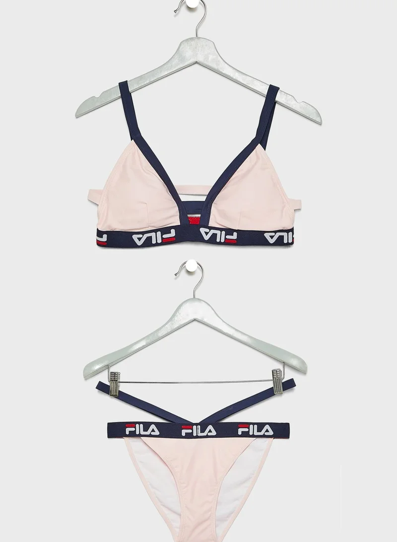 FILA Camila Stripe Triangle Bikini