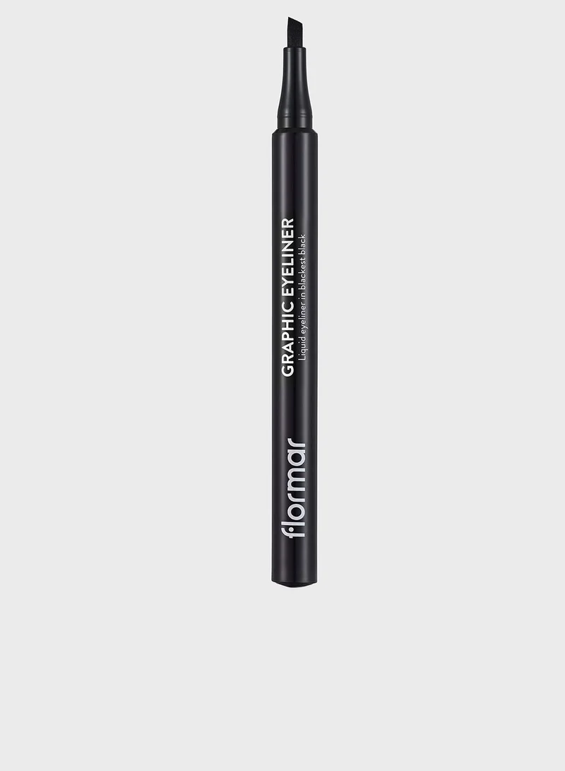 flormar Graphic Eyeliner - Black