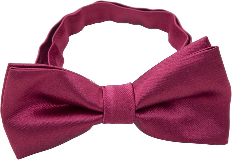 Kajeer Kids Bow Tie, Boy Bow Ties Pre-tied Silk 100% Classic Solid Adjustable Girls Neck Bowtie for Wedding Party - Image 4