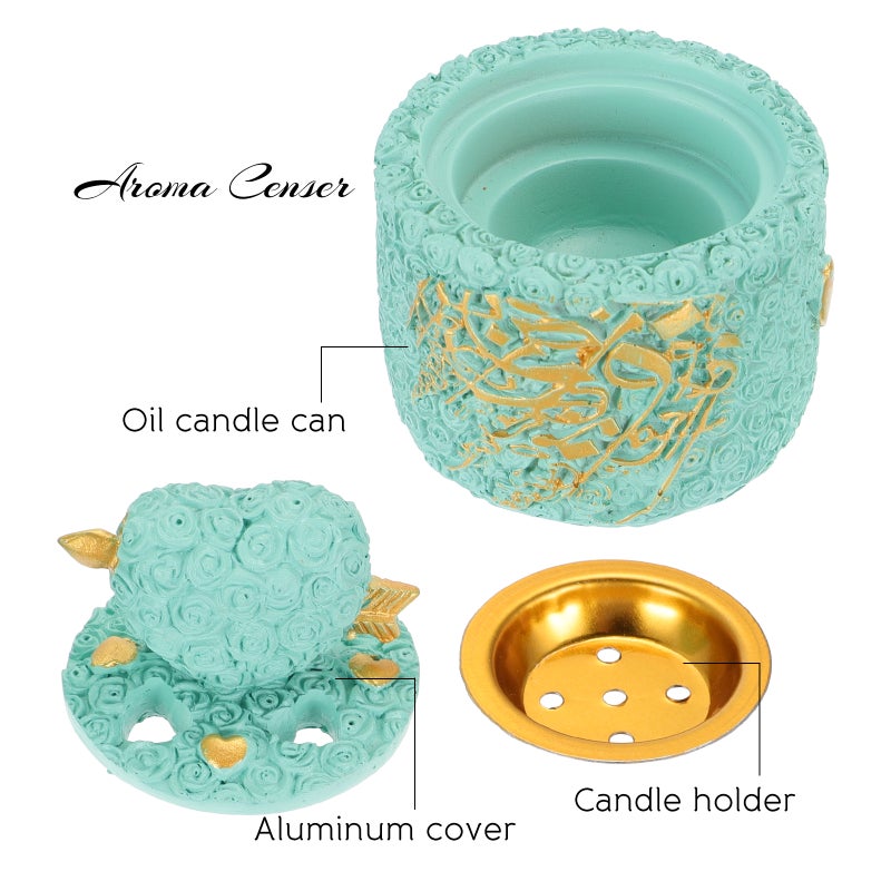 2 pcs Incense Burner Resin Incense Holder Desktop Censer Home Decoration - Image 5