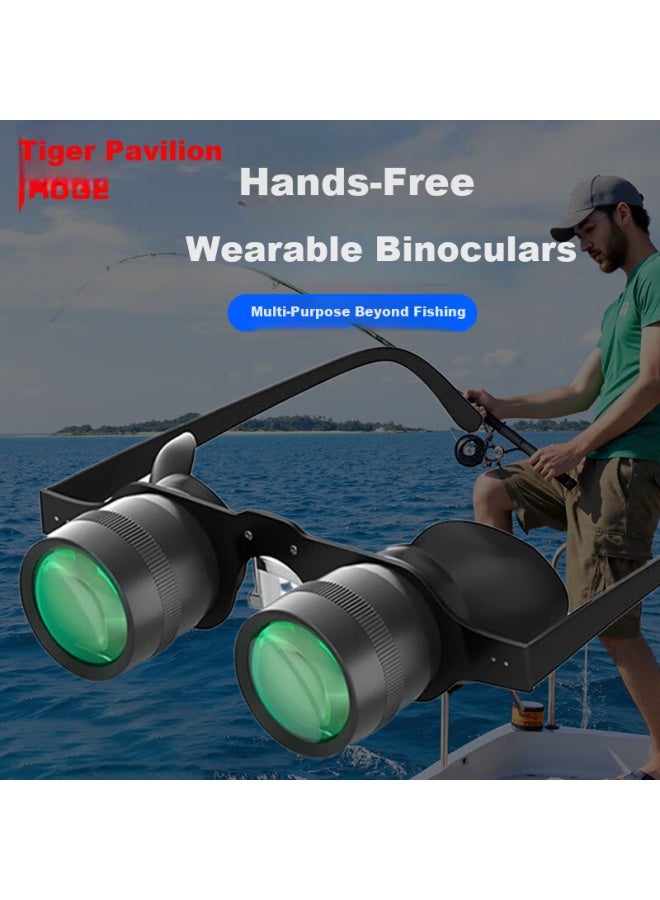 Tiger Pavilion Huge Fishing Telescope Concert High-definition High-power Ultra-light Low-light Professional Night Vision 10x Telescope - Image 1