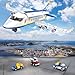 WINGIFT 510 Pcs City Passenger Airplane Building Set 6 IN1 Plane Building Blocks Toys STEM Aircraft Bricks with Shuttle Bus Baggage TruckAirplanes Model Toys Gifts for Adults Boys Girls Age 612 - Image 3