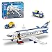 WINGIFT 510 Pcs City Passenger Airplane Building Set 6 IN1 Plane Building Blocks Toys STEM Aircraft Bricks with Shuttle Bus Baggage TruckAirplanes Model Toys Gifts for Adults Boys Girls Age 612 - Image 2