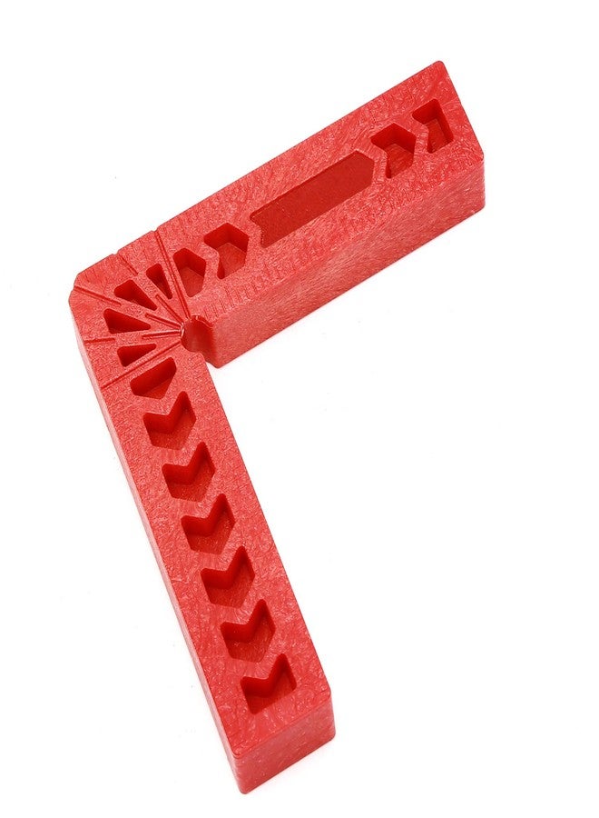 KINJOEK 6 PCS 4 Inch 90 Degree Positioning Squares, Right Angle Clamps Woodworking Carpenter Corner Clamping Square Tool for Picture Frames, Boxes, Cabinets or Drawers, Red - Image 4