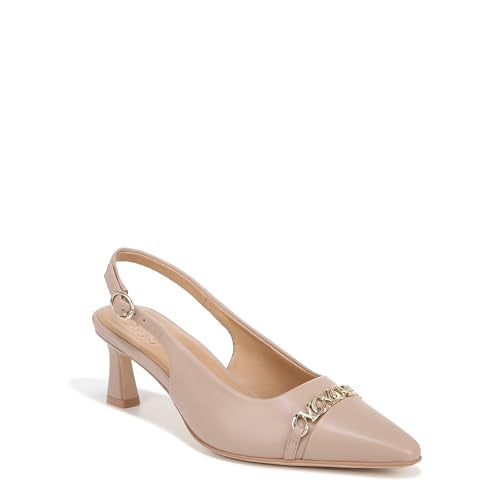 Naturalizer Womens Dovey Pointed Toe Slingback Heels Warm Fawn Tan Leather 8.5 M - Image 4