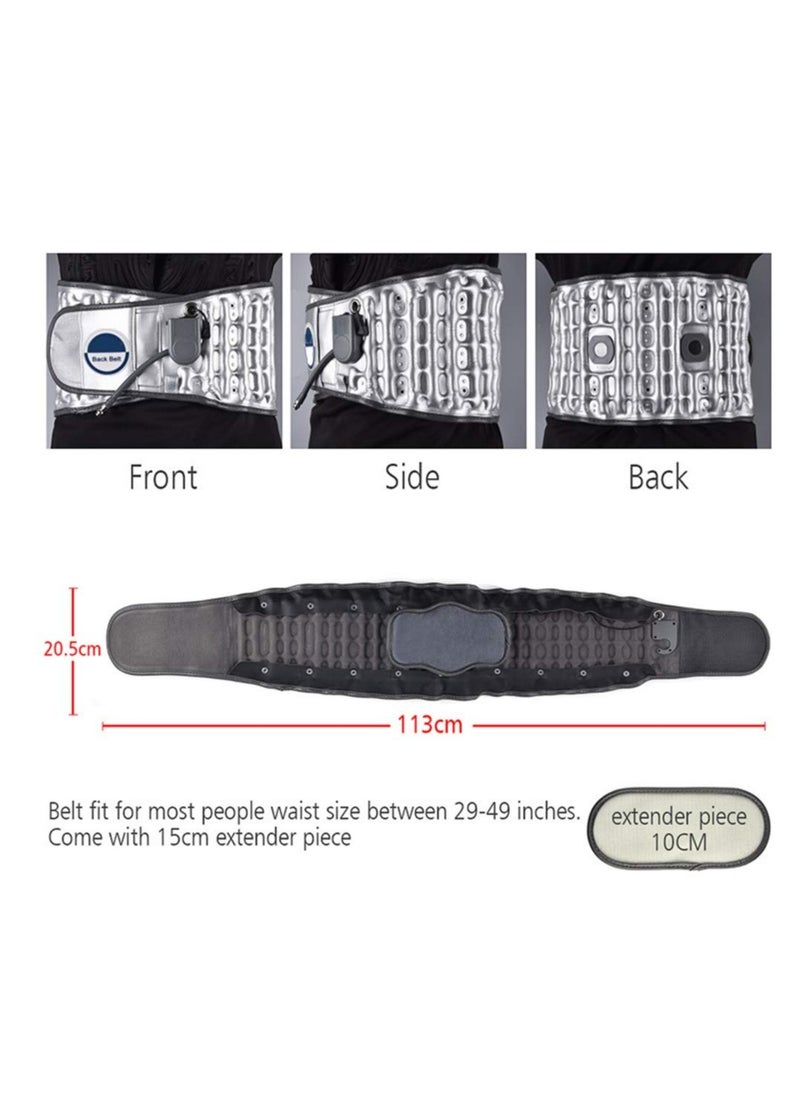 Generic Back Support Brace Lumbar Support Belt Inflatable Traction For Pain Relief And Injury Prevention Sciatica Spinal Stenosis Scoliosis Or Herniated Disc  - Image 4