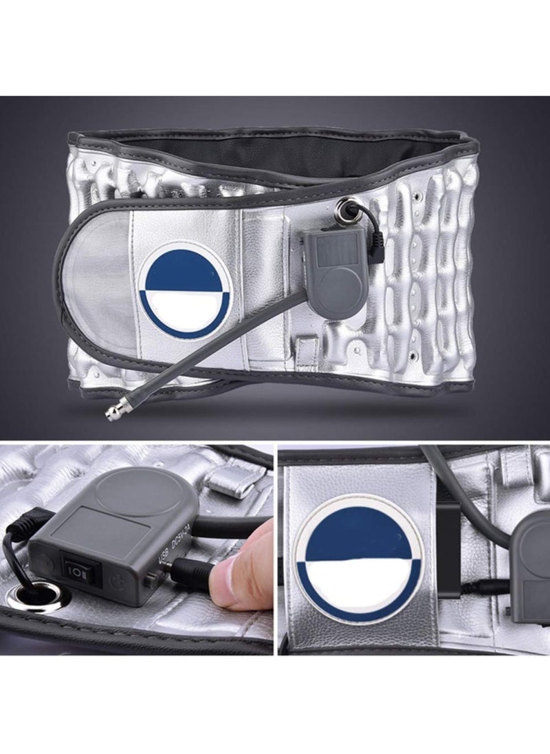 Generic Back Support Brace Lumbar Support Belt Inflatable Traction For Pain Relief And Injury Prevention Sciatica Spinal Stenosis Scoliosis Or Herniated Disc  - Image 2