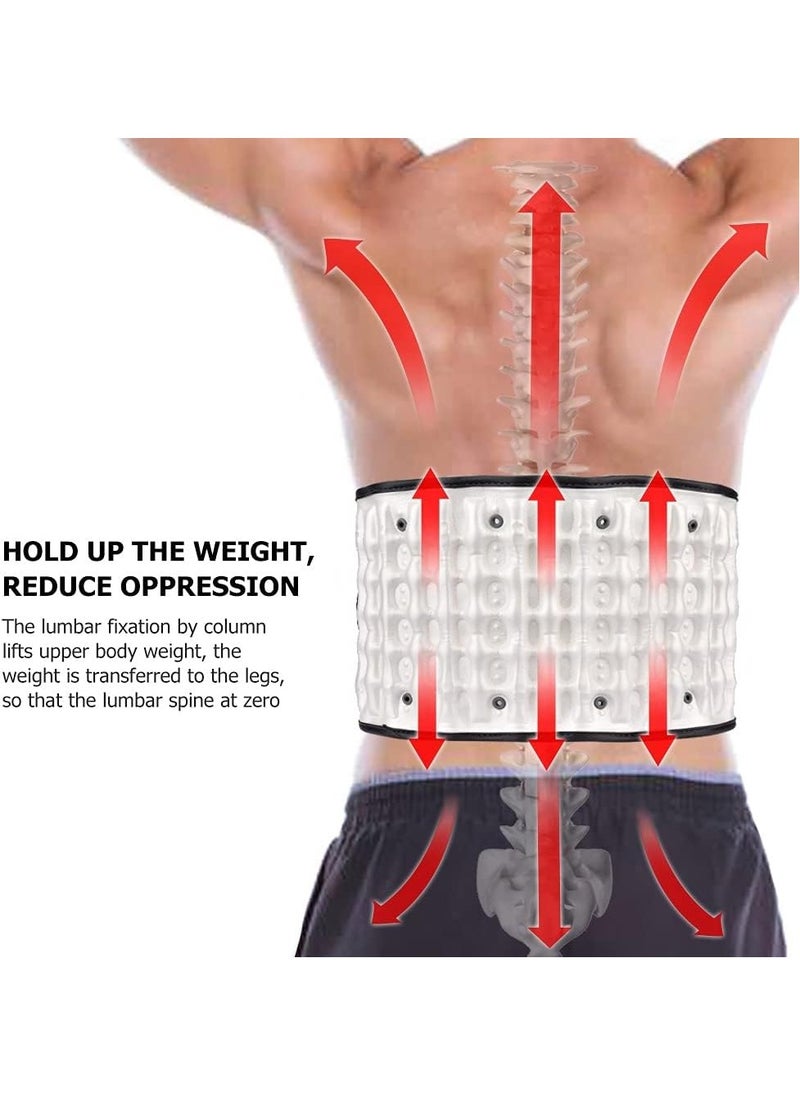 Generic Back Support Brace Lumbar Support Belt Inflatable Traction For Pain Relief And Injury Prevention Sciatica Spinal Stenosis Scoliosis Or Herniated Disc  - Image 3