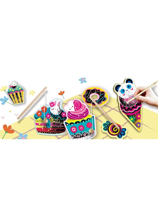 Avenir - Yummy Desserts 14 Delectable Dessert Objects Educational Numbers on Cards, Versatile Play for Home and Outings Ideal for Kids 3+ - Image 1