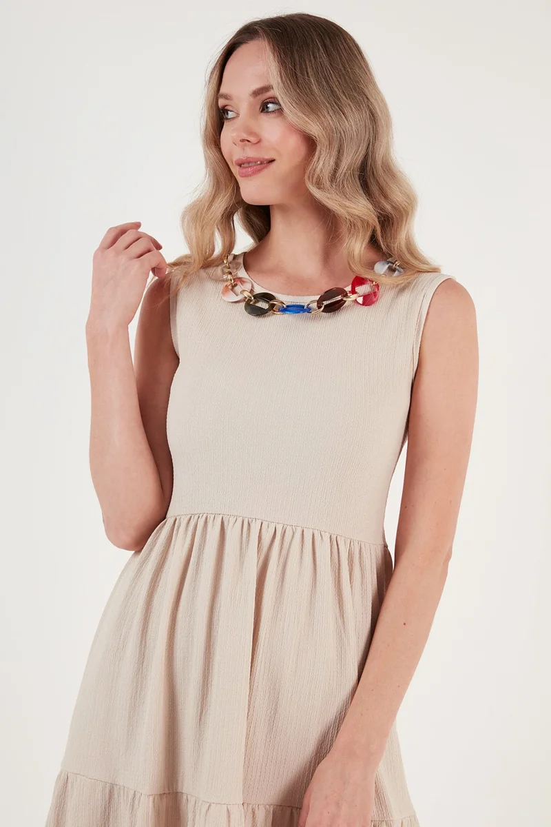 ليلا Tiered Knit Dress