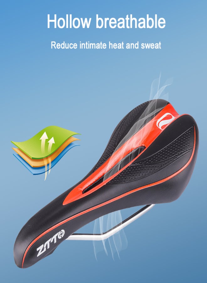 ZTTO Bicycle Saddle Wide Hollow Bike Racing Seats Mountain Road Bike Breathable Light Weight Bicycle Seats - Image 3