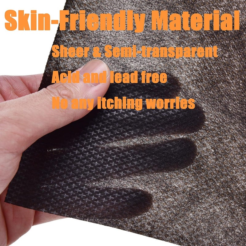 New brothread Black No Show Mesh Machine Embroidery Stabilizer Backing 12" x 25Yd roll - Light Weight 1.8 oz - 3 Options - Tear Away/Cut Away/No Show Mesh - Image 3