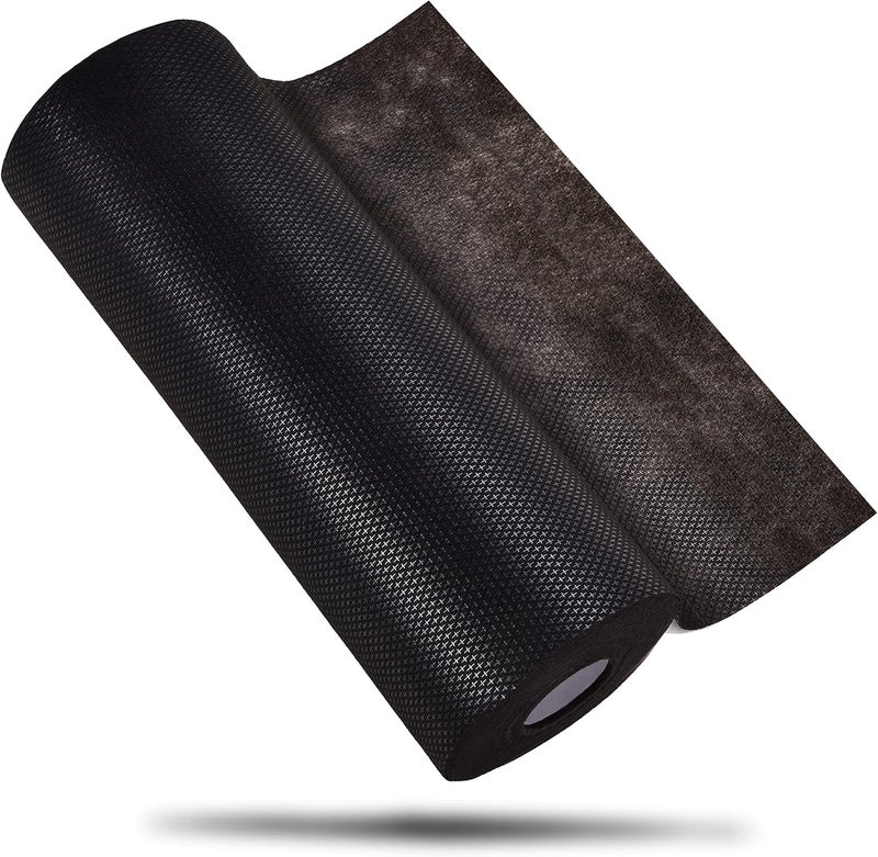 New brothread Black No Show Mesh Machine Embroidery Stabilizer Backing 12" x 25Yd roll - Light Weight 1.8 oz - 3 Options - Tear Away/Cut Away/No Show Mesh - Image 1