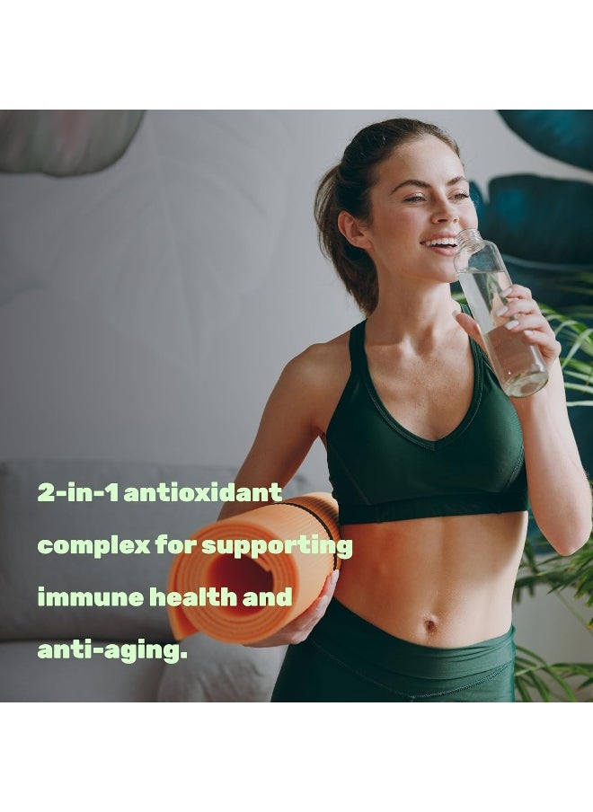 DEAL SUPPLEMENT Glutathione Supplement 1,000Mg Per Serving, 98% Purity | Plus Vitamin C 500Mg, Active Reduced Form (Gsh) | 60 Capsules – Intracellular Antioxidant – Supports Detoxification* & Immune Health  - Image 4