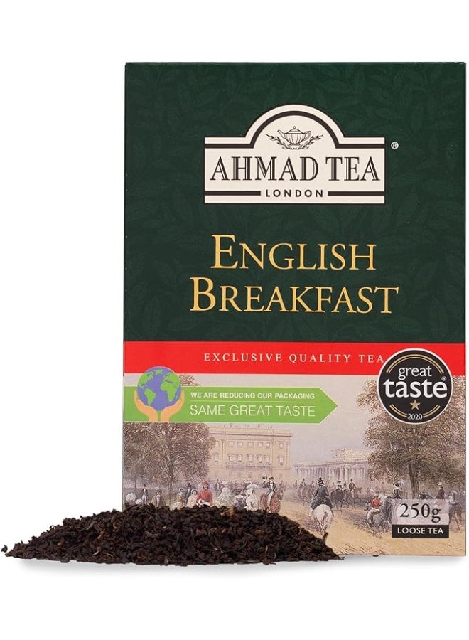 Ahmad Tea English Breakfast – 250g – Premium Loose Leaf Black Tea for an Authentic Morning Brew - Image 2