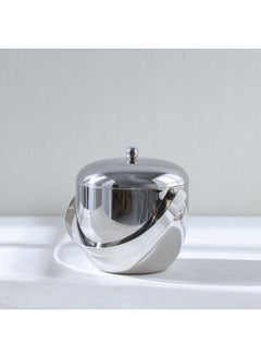 DANUBE HOME Danube Bar Collection Ice Bucket Silver – Premium Stainless Steel, Elegant Design with Lid & Handle, Perfect for Chilling Ice, Wine, Champagne, Ideal for Home Bars & Parties OD 16 X H 18CM, 1.35L  - Image 1