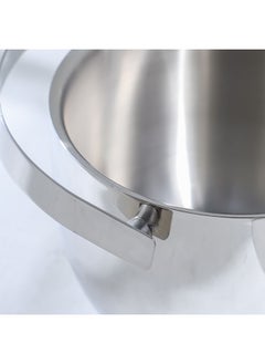DANUBE HOME Danube Bar Collection Ice Bucket Silver – Premium Stainless Steel, Elegant Design with Lid & Handle, Perfect for Chilling Ice, Wine, Champagne, Ideal for Home Bars & Parties OD 16 X H 18CM, 1.35L  - Image 3
