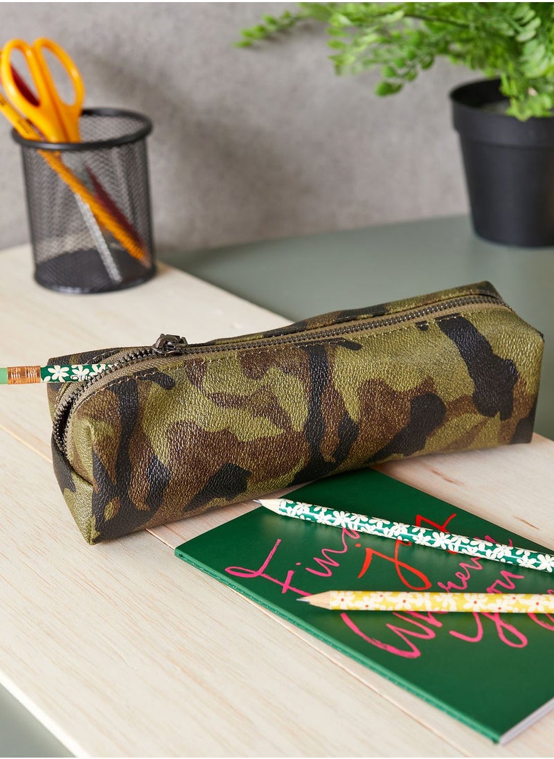 Seventy Five - Camo Printed Pencil Case - Image 1