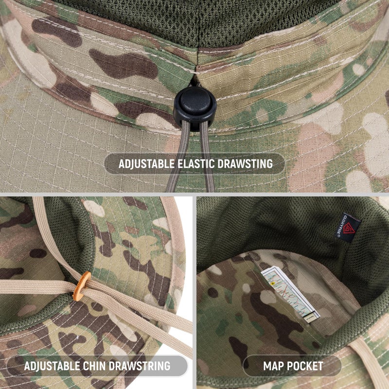 GLORYFIRE Boonie Hat Military Tactical Boonie Hats for Men Women Hunting Fishing Outdoor Green - Image 5