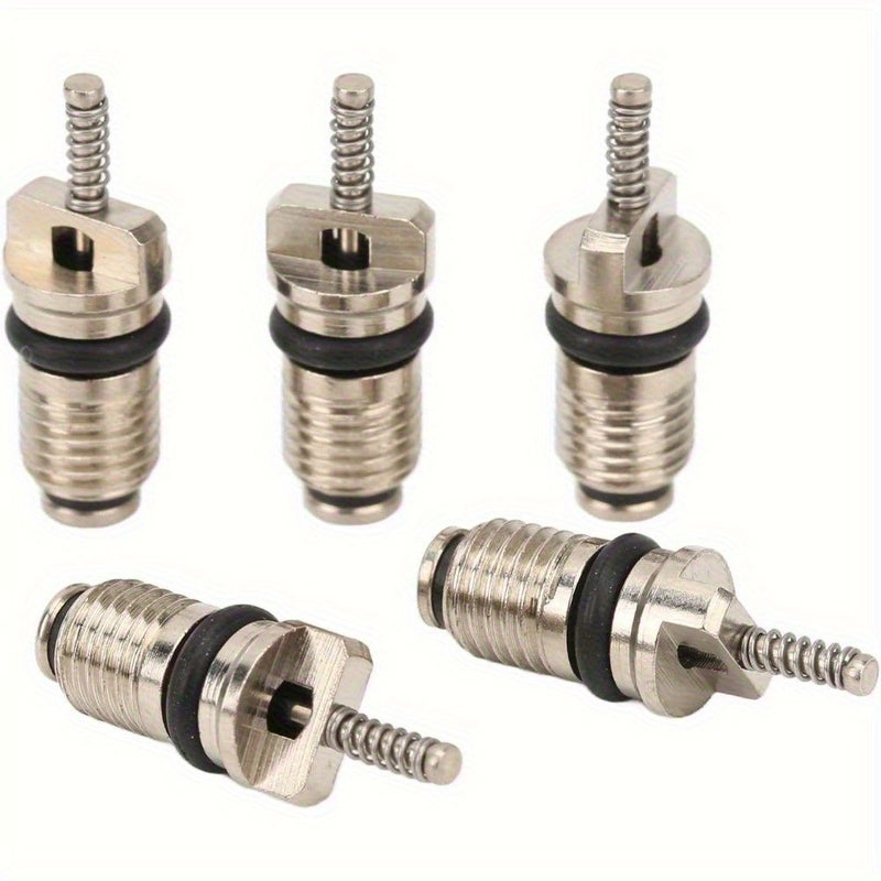 50 Pack High Pressure Brass And Aluminum Alloy Copper Air Conditioning Refrigeration Valve Tire Valve Core Repair Kit - Image 4