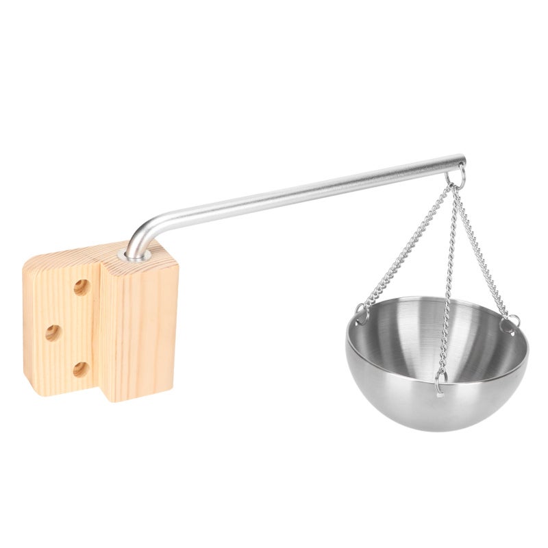 Stainless Steel Sauna Bowl Adjustable Chain Fast Heating Easy To Add Oil - Easy To Install Sauna Essential Oil Holder for Home Sauna and Spa - Image 2