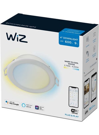 WiZ DownLight Tunable Whites /9W RD4"/827-65 - pzsku/Z2E5D7268AE4E418EE560Z/45/_/1735890566/6a6aa60d-cd0f-482e-a717-b021b3ee9548