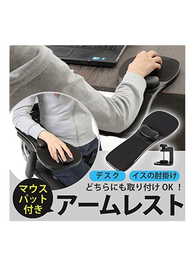 NIBEMINENT Wrist Rest Mouse Pad Black  - Image 5