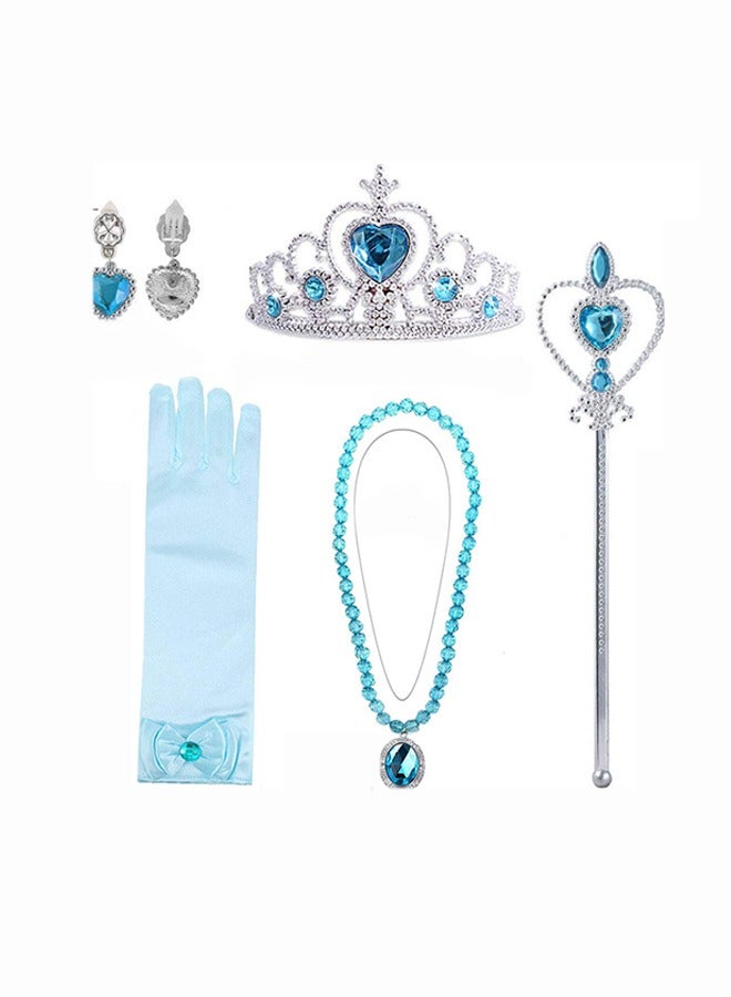 5-Piece Princess Dress Up Fancy Cosplay Costume Accessories Set - Image 2