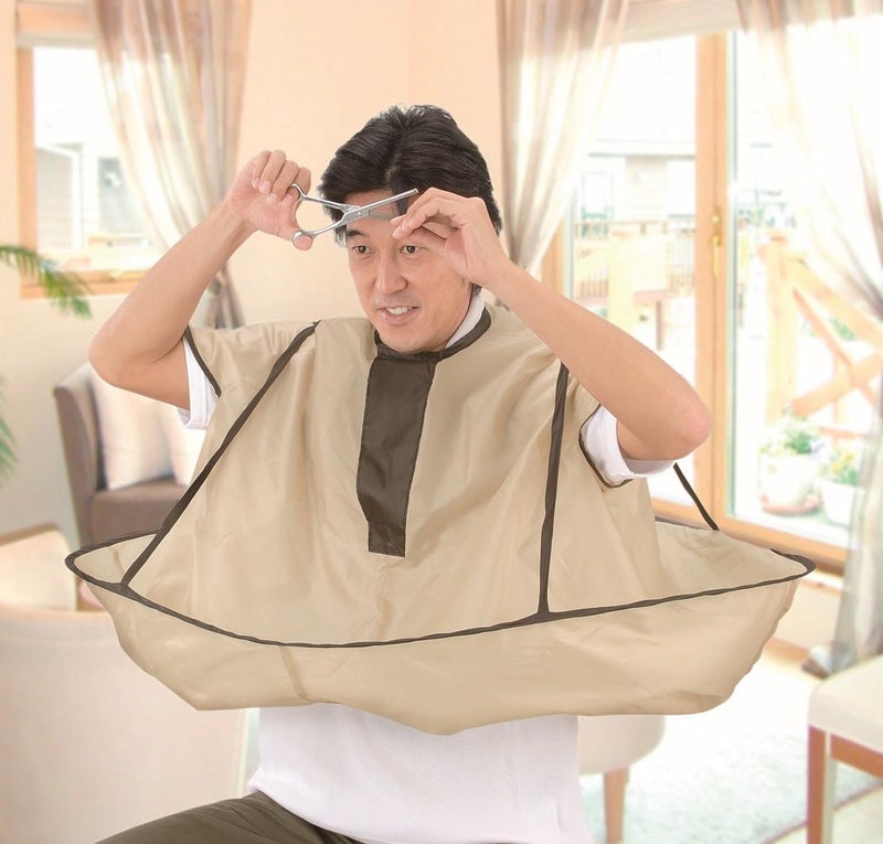 NIYANTA NIYANTA Hair Apron Cape Hairstylist Simple Design Pattern Hair Cutting Cloak Beard Shaving Umbrella Waterproof Cape Barber Home Salon Haircut Hairdresser Apron Cloth for Adult Women Men Kids - Image 5
