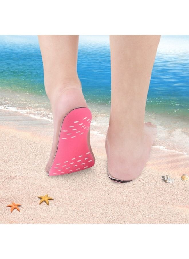 NIBEMINENT Waterproof Elastic Cloth Adhesive Anti Skid Foot Sticker Beach Insoles Shoes Pad Set  - Image 2