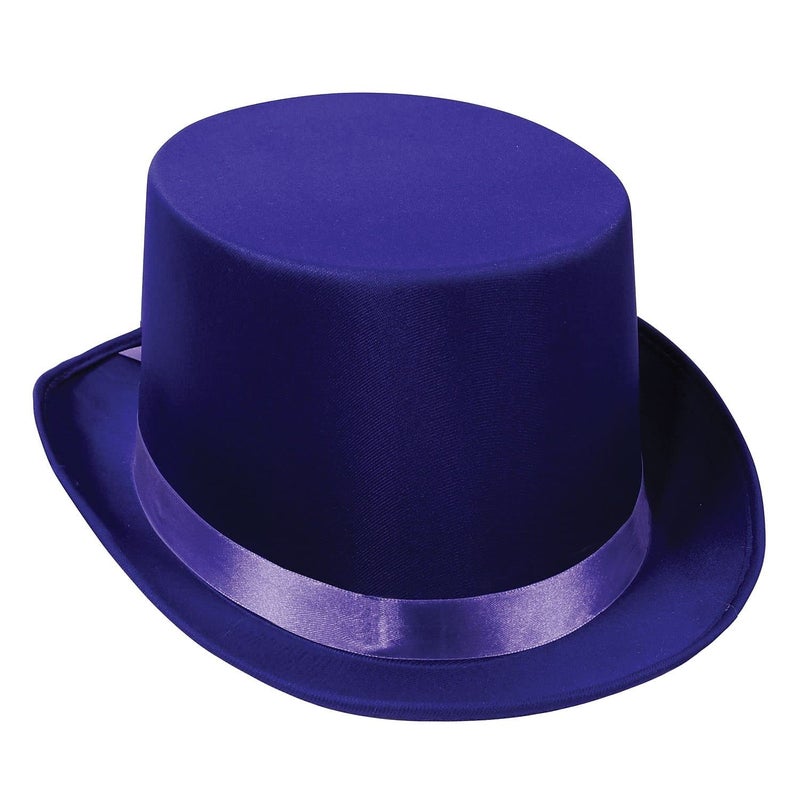 Beistle Satin Sleek Top Hat purple Party Accessory 1 count - Image 3