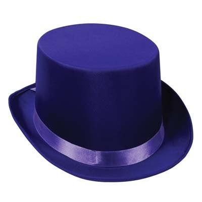 Beistle Satin Sleek Top Hat purple Party Accessory 1 count - Image 5