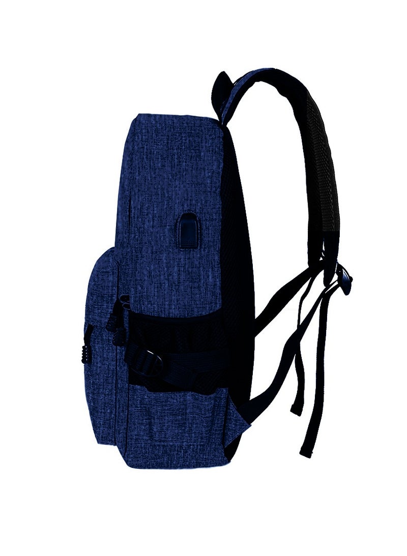 Datazone University backpack, school backpack, business lightweight Travel backpack with USB Charging Port & Headphone interface for College Student for women, men, fits under 15.6 inch laptop notebook DZ-906 - Image 2