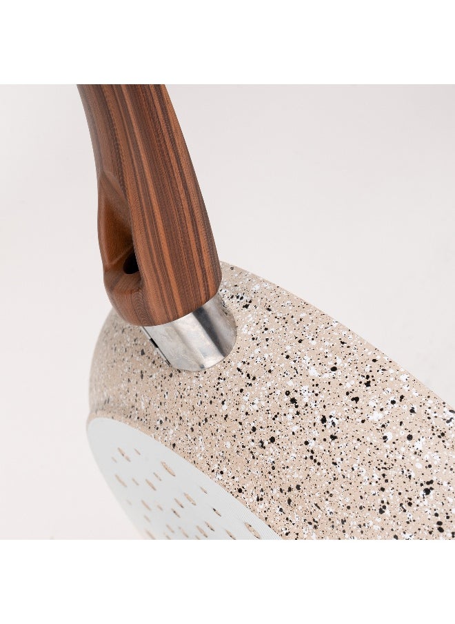 ALBERTO - Alberto Granite Frypan with Wooden Handle 26 cm - Image 1